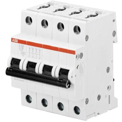 ABB, Schutzschalter, S204-C63 Sicherungsautomat 63A pro M compact 4-polig ABB, Schutzschalter, S204-C63 Sicherungsautomat 63A pro M compact 4-polig