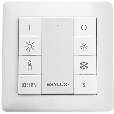 Esylux 8-fach DALI Taster - Weiß - Push Button Esylux 8-fach DALI Taster - Weiß - Push Button