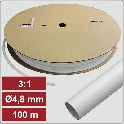 Electronic Garage, Schrumpfschlauch, EG25CA081 Schrumpfschlauch mit Kleber Weiss 4.8 mm 1.6 mm Schru (100x) Electronic Garage, Schrumpfschlauch, EG25CA081 Schrumpfschlauch mit Kleber Weiss 4.8 mm 1.6 mm Schru (100x)