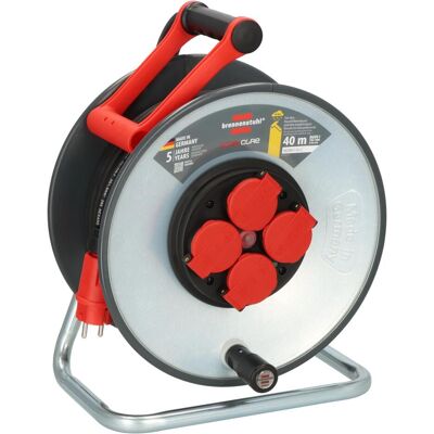 Brennenstuhl Kabelrolle, Professional SteelCore Kabeltrommel SC 4100 IP44 (40 m, 1.50 mm²) Brennenstuhl Kabelrolle, Professional SteelCore Kabeltrommel SC 4100 IP44 (40 m, 1.50 mm²)