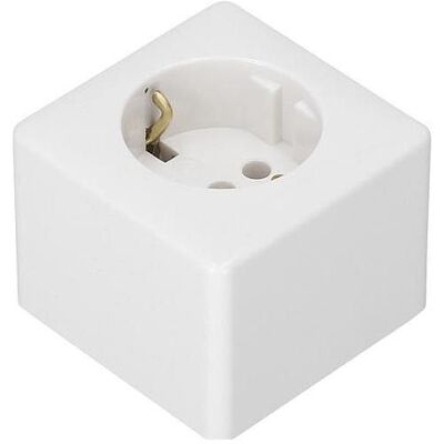 Martin-Kaiser, Steckdose, AP Steckdose 1-fach kalkweiss 703/kws Martin-Kaiser, Steckdose, AP Steckdose 1-fach kalkweiss 703/kws