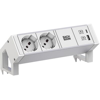 Bachmann, Steckdosenleiste, BACH Steckdosenleiste (2x, GST18) Bachmann, Steckdosenleiste, BACH Steckdosenleiste (2x, GST18)