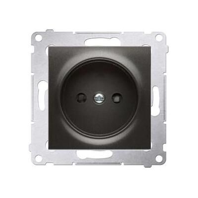 Kontakt, Steckdose, Simon Steckdose SIMON54 Single b/u 16A IP20 mit Shutter anthrazit - DG1Z.01/48 Kontakt, Steckdose, Simon Steckdose SIMON54 Single b/u 16A IP20 mit Shutter anthrazit - DG1Z.01/48
