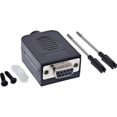 InLine D-Sub 9 Breakout-Terminalblock, Elektronikkabel + Stecker, Schwarz InLine D-Sub 9 Breakout-Terminalblock, Elektronikkabel + Stecker, Schwarz
