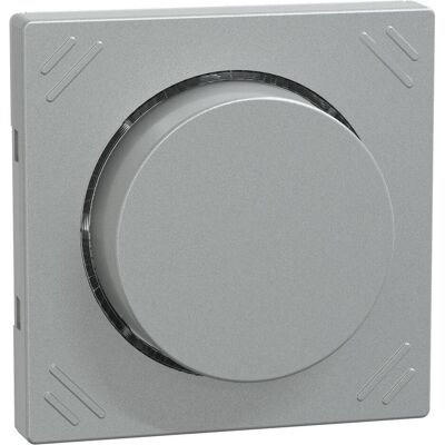 Merten, Lichtschalter + Storenschalter, Drehregler-Modul, aluminium, System M MEG5252-0460 Merten, Lichtschalter + Storenschalter, Drehregler-Modul, aluminium, System M MEG5252-0460