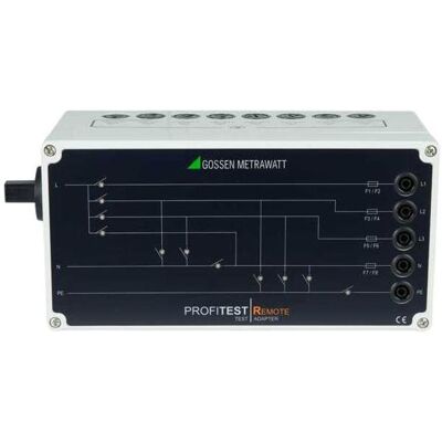 Gossen 3-Phasen-Prüfadadapter, Schwarz/silber, Messtechnik, Schwarz, Silber Gossen 3-Phasen-Prüfadadapter, Schwarz/silber, Messtechnik, Schwarz, Silber