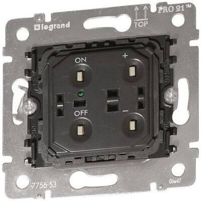 Legrand Pro21 Tast-Dimmer 600W 775653 Einsatz, Schalter + Taster Legrand Pro21 Tast-Dimmer 600W 775653 Einsatz, Schalter + Taster