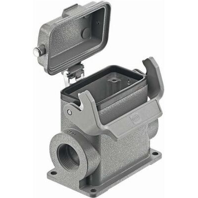 Harting Sockelgehäuse, Elektronikkabel + Stecker, Grau Harting Sockelgehäuse, Elektronikkabel + Stecker, Grau