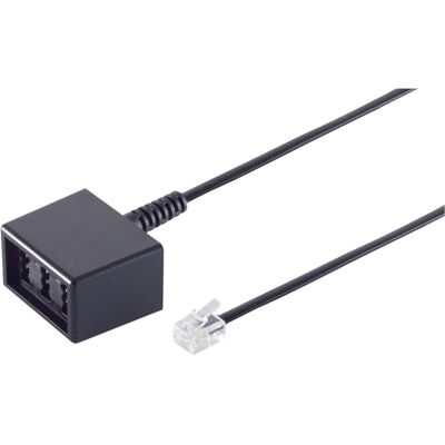 Shiverpeaks S/CONN maximum connectivity Adapter Modular Verbinder-Western-Stecker 8/4 auf TAE NFN-Kupplung, 3,0m, Telefon Zubehör Shiverpeaks S/CONN maximum connectivity Adapter Modular Verbinder-Western-Stecker 8/4 auf TAE NFN-Kupplung, 3,0m, Telefon Zubehör