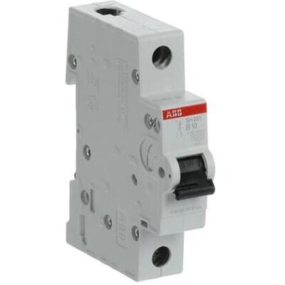 ABB, Schutzschalter, SH200 MCB Leitungsschutzschalter Typ B, 1-polig 10A 440V, Abschaltvermögen 6 kA Compact Home DIN ABB, Schutzschalter, SH200 MCB Leitungsschutzschalter Typ B, 1-polig 10A 440V, Abschaltvermögen 6 kA Compact Home DIN