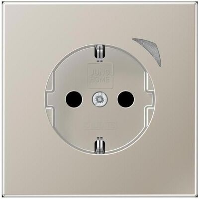 Jung Jung Home Stahl Schuko Steckdose - Elektrische Steckdose Jung Jung Home Stahl Schuko Steckdose - Elektrische Steckdose