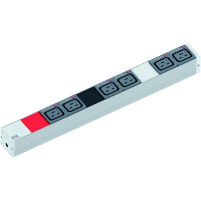 Bachmann Stromverteiler (PDU) - 6 C19 Steckdosen, 3-phasig, 3m Kabel - 1U Bachmann Stromverteiler (PDU) - 6 C19 Steckdosen, 3-phasig, 3m Kabel - 1U