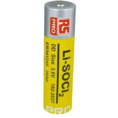 RS PRO ER341245 Lithium Thionylchlorid DD-Batterie, 3.6V (1 Stk., AA), Batterien + Akkus RS PRO ER341245 Lithium Thionylchlorid DD-Batterie, 3.6V (1 Stk., AA), Batterien + Akkus