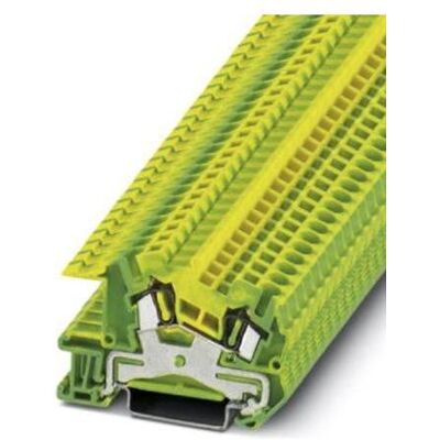 Phoenix Contact Schutzleiterklemme STI 2,5-PE, Elektronikkabel + Stecker, Grün, Gelb Phoenix Contact Schutzleiterklemme STI 2,5-PE, Elektronikkabel + Stecker, Grün, Gelb