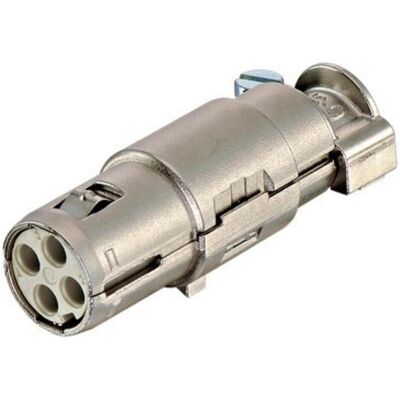 Harting Buchsenkontakt, Elektronikkabel + Stecker, Grau Harting Buchsenkontakt, Elektronikkabel + Stecker, Grau
