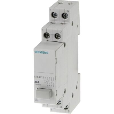 Siemens Taster REG 3S 1Ö 20A 400VAC - Schalter + Taster, Grau Siemens Taster REG 3S 1Ö 20A 400VAC - Schalter + Taster, Grau