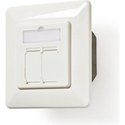 Nedis RJ45-Stecker - Buchse - RJ45 - Gerade - Vergoldet/Vernickelt - 1 pc - Weiss (S/UTP, CAT6a), Netzwerkkabel Nedis RJ45-Stecker - Buchse - RJ45 - Gerade - Vergoldet/Vernickelt - 1 pc - Weiss (S/UTP, CAT6a), Netzwerkkabel