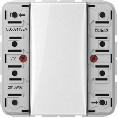 JUNG, Zubehör Schalterprogramm, Tastsensor KNX CD UP perlmutt 1f 2pkt CD5091TSEM JUNG, Zubehör Schalterprogramm, Tastsensor KNX CD UP perlmutt 1f 2pkt CD5091TSEM