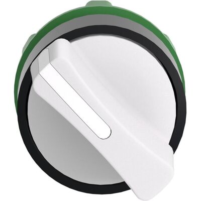 Schneider Electric Frontelement Wahlschalter, 2 Stellungen, ZB5AD201, Schalter + Taster, Schwarz, Weiss Schneider Electric Frontelement Wahlschalter, 2 Stellungen, ZB5AD201, Schalter + Taster, Schwarz, Weiss