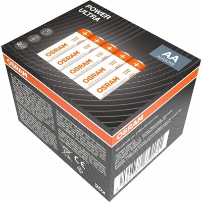 Osram Batterie Power X-treme AA Mignon LR06,20er Box (20 Stk., AA), Batterien + Akkus Osram Batterie Power X-treme AA Mignon LR06,20er Box (20 Stk., AA), Batterien + Akkus
