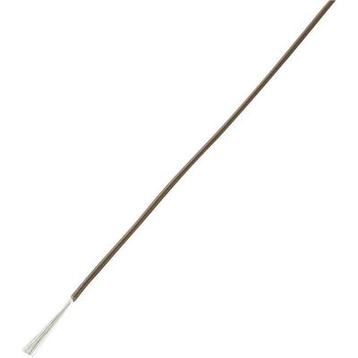 Tru Components, Kabelleitung, Litze LiY 1 x 0.14 mm² Braun 1 (10 m) Tru Components, Kabelleitung, Litze LiY 1 x 0.14 mm² Braun 1 (10 m)