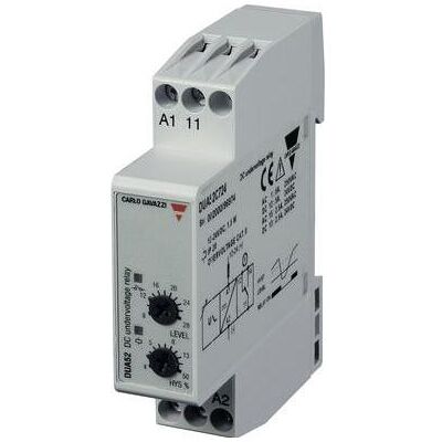 Carlo Gavazzi DUA52 Unterspannungsrelais - SPDT, DIN-Schiene Carlo Gavazzi DUA52 Unterspannungsrelais - SPDT, DIN-Schiene