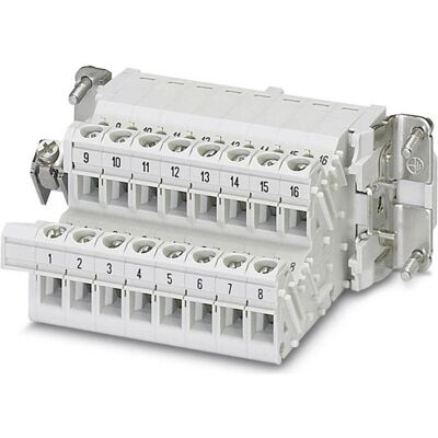 Phoenix Contact HC-B 16-A-UT-PER-F - Klemmenad, Elektronikkabel + Stecker, Grau Phoenix Contact HC-B 16-A-UT-PER-F - Klemmenad, Elektronikkabel + Stecker, Grau