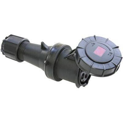 PCE Power Twist 235-6xs CEE Kupplung - 63A, 5P, schwarz PCE Power Twist 235-6xs CEE Kupplung - 63A, 5P, schwarz