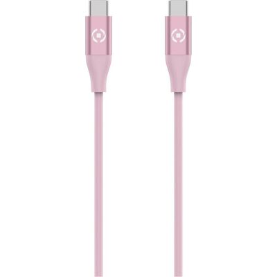 Celly USBCUSBCCOLPK USB-Kabel 1,5 m USB C Rosa (1.50 m, 60 W), USB Kabel Celly USBCUSBCCOLPK USB-Kabel 1,5 m USB C Rosa (1.50 m, 60 W), USB Kabel