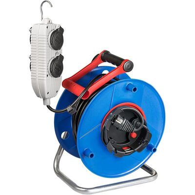 Brennenstuhl Kabelrolle, 1139941 Electric Reel, Standard, 40 m Cable, H05VV-F 3G1.5, Blue (40 m, 1.50 mm²) Brennenstuhl Kabelrolle, 1139941 Electric Reel, Standard, 40 m Cable, H05VV-F 3G1.5, Blue (40 m, 1.50 mm²)