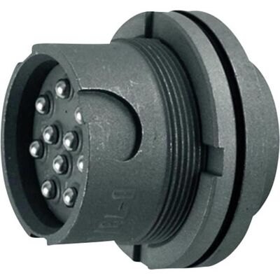 Telegärtner NF-Steckverbinder Chassisbuchs, Elektronikkabel + Stecker, Schwarz Telegärtner NF-Steckverbinder Chassisbuchs, Elektronikkabel + Stecker, Schwarz