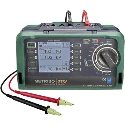 Gossen, Multimeter, Isolationsmessgerät Metrawatt Metriso XT (CAT III 600V, CAT IV 300V, Kabeltester) Gossen, Multimeter, Isolationsmessgerät Metrawatt Metriso XT (CAT III 600V, CAT IV 300V, Kabeltester)