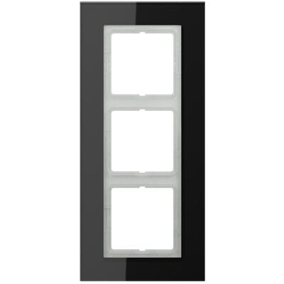 JUNG, Zubehör Schalterprogramm, Einbaurahmen 3f sw glz LS / LS PLUS Glas LSP983GLSW JUNG, Zubehör Schalterprogramm, Einbaurahmen 3f sw glz LS / LS PLUS Glas LSP983GLSW