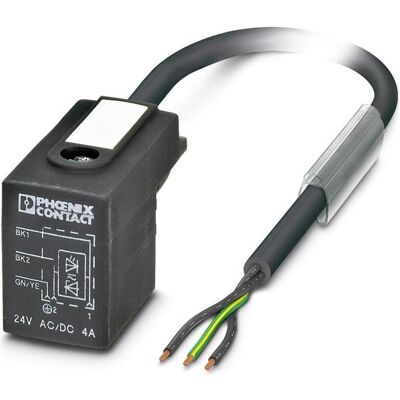 Phoenix Contact SAC-3P- 5,0-PUR/B-1L-Z Inhalt:, Elektronikkabel + Stecker, Schwarz, Grau Phoenix Contact SAC-3P- 5,0-PUR/B-1L-Z Inhalt:, Elektronikkabel + Stecker, Schwarz, Grau