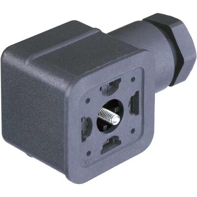 Hirschmann Ventilsteckverbinder GDMF Schw, Elektronikkabel + Stecker, Schwarz Hirschmann Ventilsteckverbinder GDMF Schw, Elektronikkabel + Stecker, Schwarz