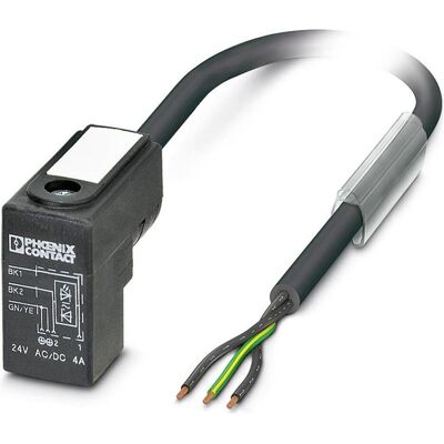 Phoenix Contact SAC-3P- 3,0-PUR/C-1L-Z Inhalt:, Elektronikkabel + Stecker, Schwarz Phoenix Contact SAC-3P- 3,0-PUR/C-1L-Z Inhalt:, Elektronikkabel + Stecker, Schwarz