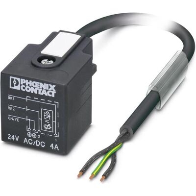 Phoenix Contact SAC-3P- 1,5-PUR/A-1L-V Inhalt:, Elektronikkabel + Stecker, Schwarz Phoenix Contact SAC-3P- 1,5-PUR/A-1L-V Inhalt:, Elektronikkabel + Stecker, Schwarz