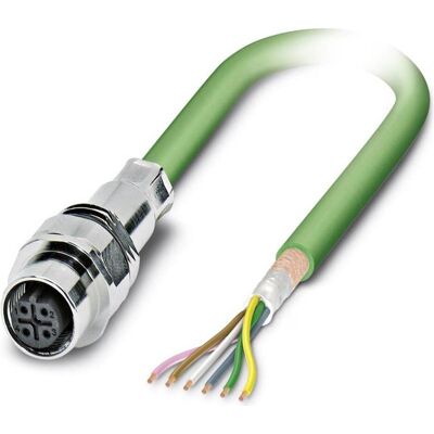 Phoenix Contact Sensor-/Aktor-Einbausteckverbi, Elektronikkabel + Stecker, Grün Phoenix Contact Sensor-/Aktor-Einbausteckverbi, Elektronikkabel + Stecker, Grün