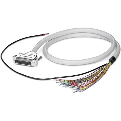 Phoenix Contact Cable-D-15sub/F/Oe/0,25/S/2,0m, Elektronikkabel + Stecker, Grau Phoenix Contact Cable-D-15sub/F/Oe/0,25/S/2,0m, Elektronikkabel + Stecker, Grau