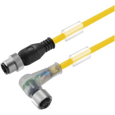Weidmüller Sensor-/Aktor-Steckverbinder, Elektronikkabel + Stecker, Gelb Weidmüller Sensor-/Aktor-Steckverbinder, Elektronikkabel + Stecker, Gelb