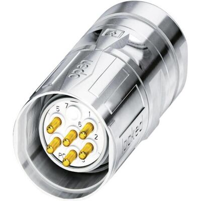 Phoenix Contact M23 Kabelsteckverbinder CA-07P, Elektronikkabel + Stecker, Silber Phoenix Contact M23 Kabelsteckverbinder CA-07P, Elektronikkabel + Stecker, Silber