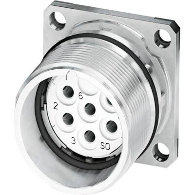 Phoenix Contact M23 Gerätesteckverbinder, Flan, Elektronikkabel + Stecker, Silber Phoenix Contact M23 Gerätesteckverbinder, Flan, Elektronikkabel + Stecker, Silber