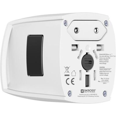 Hama Reiseadapter, Weltreiseadapter MUV Micro 2-polig Hama Reiseadapter, Weltreiseadapter MUV Micro 2-polig