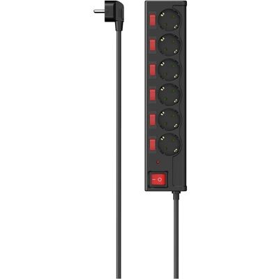Hama Steckdosenleiste, 00223158 Intelligente Steckerleiste 6 AC-Ausgänge 1,4 m 3680 W (6x, CEE 7/4, 1.40 m) Hama Steckdosenleiste, 00223158 Intelligente Steckerleiste 6 AC-Ausgänge 1,4 m 3680 W (6x, CEE 7/4, 1.40 m)
