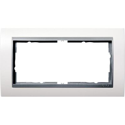 Gira 1002806 Abdeckrahmen 2f o. MS - Switch Cover Frame Gira 1002806 Abdeckrahmen 2f o. MS - Switch Cover Frame