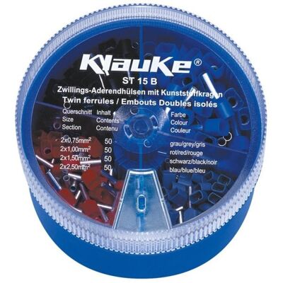 Klauke ST15B Sortiment doppelseitiger Aderendhülsen - Kabelzubehör Klauke ST15B Sortiment doppelseitiger Aderendhülsen - Kabelzubehör