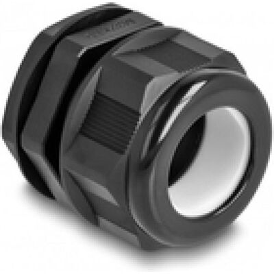 Delock, Kabelverbindung, Kabelverschraubung M32, schwarz 2 Stück Delock, Kabelverbindung, Kabelverschraubung M32, schwarz 2 Stück