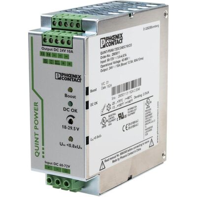Phoenix QUINT-PS/60 - 24VDC 10A DC/DC-Wandler Phoenix QUINT-PS/60 - 24VDC 10A DC/DC-Wandler