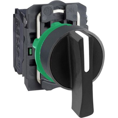 Schneider Electric SELECTOR SWITCH 230VAC 2AMP XB5 +OPTIONS, Schalter + Taster, Schwarz Schneider Electric SELECTOR SWITCH 230VAC 2AMP XB5 +OPTIONS, Schalter + Taster, Schwarz