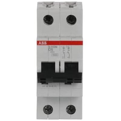 ABB, Schutzschalter, S202M-D6 Sicherungsautomat D-Char., 10 2CDS272001R0061 ABB, Schutzschalter, S202M-D6 Sicherungsautomat D-Char., 10 2CDS272001R0061